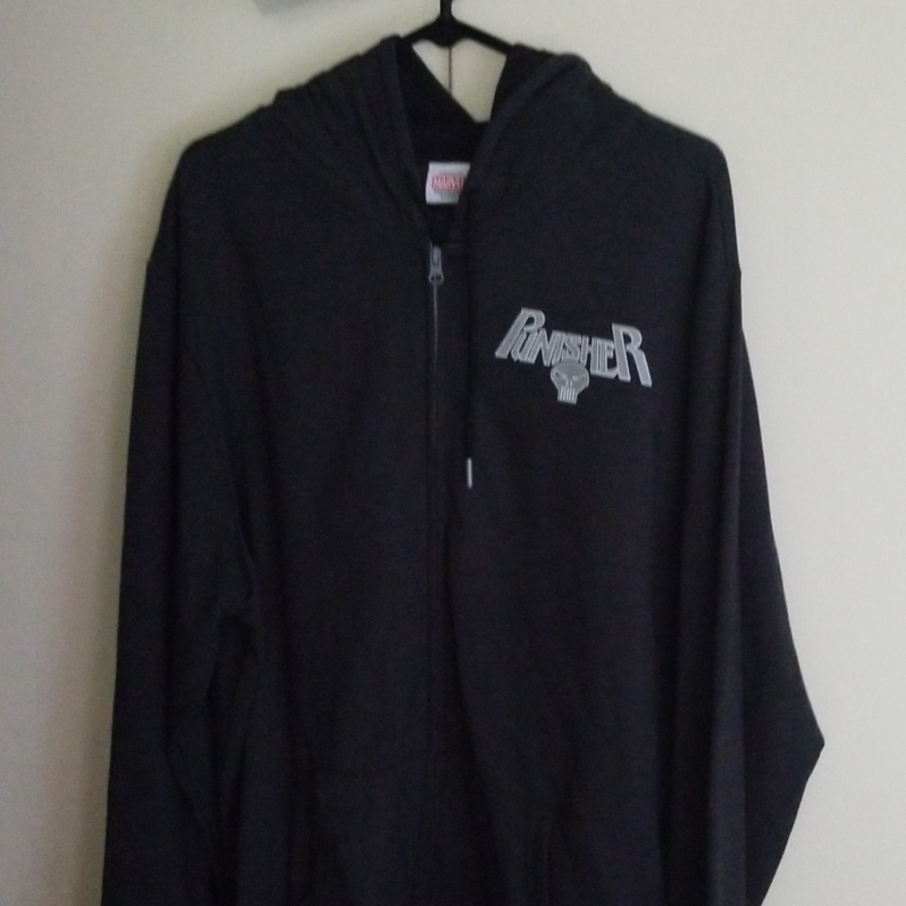 Marvel xl punisher hoodie smoke grey